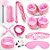 KIT SADO ERÓTICO BONDAGE 11 PRODUTOS COR ROSA - 8307 - Imagem 1