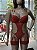 MARCELA BODY COM BOJO, PERSEX E CORRENTES - VERMELHO BORDÔ TAM G - Imagem 3