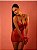 FETICHE DRESS COM VENDA, ARO E TULE + FIO - VERMELHO BORDÔ - Imagem 3