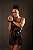 FETICHE DRESS COM VENDA, ARO E TULE + FIO - PRETO - Imagem 1