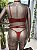ADELIA CONJUNTO COM CINTA LIGA E BOJO - VERMELHO BORDÔ TAM G - Imagem 2