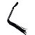 CHICOTE EM TIRAS COR PRETO 50cm - 8046 - Imagem 1