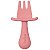 Kit Talheres Silicone Rosa - Imagem 2