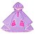Capa de Chuva Infantil KidSplash Triple Color Lilás – Poncho Impermeável - Imagem 1