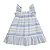 Vestido Infantil Listrado Lavanda - Imagem 1