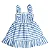 Vestido Infantil Listrado Santorini - Imagem 1