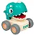 Carrinho Dino Com Fricção E Apito Verde Escuro Buba - Imagem 1