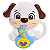 Cachorro Sax Musical My Little Cutie Brinzkania - Imagem 1