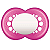 Chupeta Original Lisa Unitária 16 Meses Rosa - Mam Baby - Imagem 1