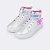 Tênis Infantil Pampili Cano Alto Glitter Branco - Imagem 2