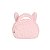 Bolsa Metoo Plush Coelha Rosa Com Laço e Alça De Mão - Imagem 4