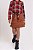Conjunto Country  Feminino Camisa Xadrez Vermelha + Saia - Imagem 2