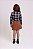 Conjunto Country Feminino Camisa Xadrez Preta + Saia - Imagem 3