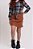 Conjunto Country Feminino Camisa Xadrez Preta + Saia - Imagem 2