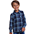 Camisa Infantil Xadrez Masculina Azul - Festa Junina - Imagem 3