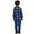 Camisa Infantil Xadrez Masculina Azul - Festa Junina - Imagem 5