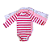 Kit Body Manga Longa com 3 Peças 100% Algodão - Feminino - Imagem 4
