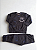 Conjunto de Moletom Infantil Good Vibes Preto - Imagem 2