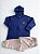 Conjunto de Moletom Infantil Azul Marinho - Imagem 2