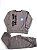 Conjunto de Moletom Infantil Cool Vibes Cinza - Imagem 2