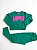 Conjunto de Moletom Infantil Love Verde - Imagem 2