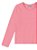 Blusa Infantil Menina em Cotton Básicos Rosa - Brandili - Imagem 3