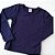 Blusa Infantil Menina em Cotton Básicos Azul Marinho - Brandili - Imagem 2