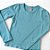 Blusa Infantil Menina em Cotton Básicos Azul Turquesa - Brandili - Imagem 2