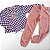 Conjunto de Moletom Infantil Love Xadrez Roxo - Imagem 1