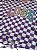Conjunto de Moletom Infantil Love Xadrez Roxo - Imagem 3