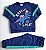 Conjunto de Moletom Infantil Dinossauro Azul - Imagem 3