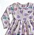 Vestido Infantil Corações Branco com Manga Longa - Brandili - Imagem 2
