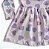 Vestido Infantil Corações Branco com Manga Longa - Brandili - Imagem 3