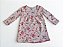 Vestido Infantil Animais Rosa com Manga Longa - Brandili - Imagem 1