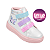 Tênis de Led Infantil Pampili Feminino XP24 Borboleta Branco/Colorido - Imagem 1