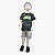 Conjunto Menino Meia Malha e Short em Moletinho Liso - Preto e Cinza - Imagem 5
