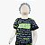 Conjunto Menino Meia Malha e Short em Moletinho Liso - Preto e Cinza - Imagem 6