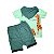 Conjunto  Menino com Babador - Verde - Imagem 1