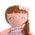 Boneca Infantil em Algodão Mel - Zip - Imagem 3