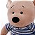 Boneco Infantil em Algodão Urso Tom Linha Color - Zip - Imagem 3