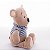 Boneco Infantil em Algodão Urso Tom Linha Color - Zip - Imagem 2