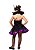 Fantasia Feminina Infantil Fada Negra Glamour - Imagem 3