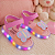 Sandália de Led Infantil Pampili Lulli Borboleta Colorida - Imagem 1
