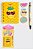 Kit Escolar Fruits Caderno, Caneta e Acessórios - Fofy - Imagem 1