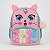 Mochila Escolar Cute Pompom Gatinho - Fofy - Imagem 1