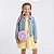 Bolsa de Led Infantil Feminina Docinho Rosa Flúor - Imagem 3