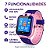 Relógio SmartWatch Infantil Com Rastreador GPS Chip e Câmera - Rosa - Imagem 5