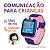 Relógio SmartWatch Infantil Com Rastreador GPS Chip e Câmera - Rosa - Imagem 6