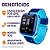 Relógio SmartWatch Infantil Com Rastreador GPS Chip e Câmera - Azul - Imagem 3