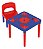 Mesinha Cadeira Infantil Ggb Brinquedos Aranha Plástico Azul Vermelho - Imagem 3